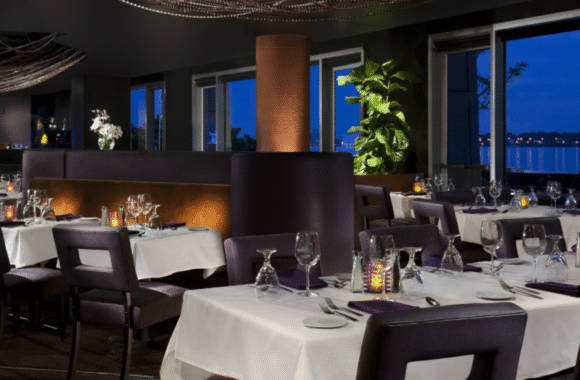 Andiamo Detroit Riverfront upscale Italian dining GM Renaissance Center