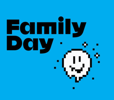Families creating art at MOCAD in Detroit – hands-on gallery and café activities during Family Day