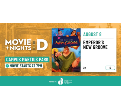 Movie Nights in the D – Emperor’s New Groove at Campus Martius Park