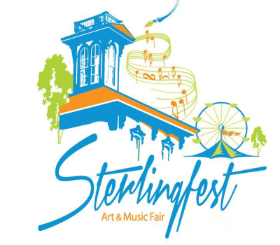 Sterlingfest 2025 – Live music stage, carnival rides, and art booths at Dodge Park in Sterling Heights.